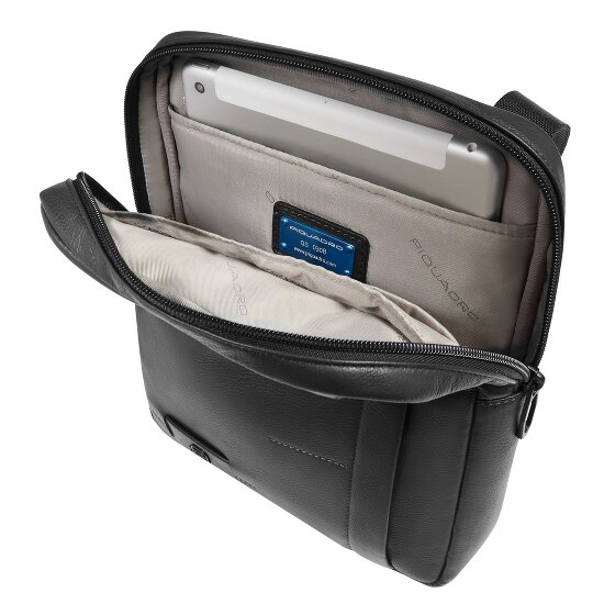 Piquadro Russel Schoudertas Leer 27 cm