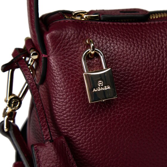 AIGNER Delia Schoudertas Leer 33 cm
