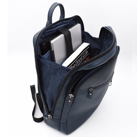 Jump Boston rugzak 39 cm leren laptopvak
