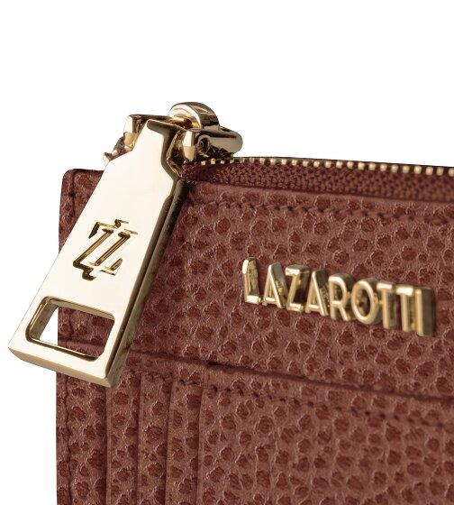 Lazarotti Bologna Leren sleutelhanger Kaarthouder leer 11,5 cm met air tag compartiment