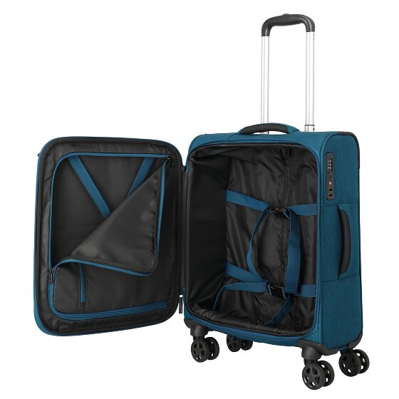 Travelite Kick Off 4 wielen Cabinewagen S 55 cm