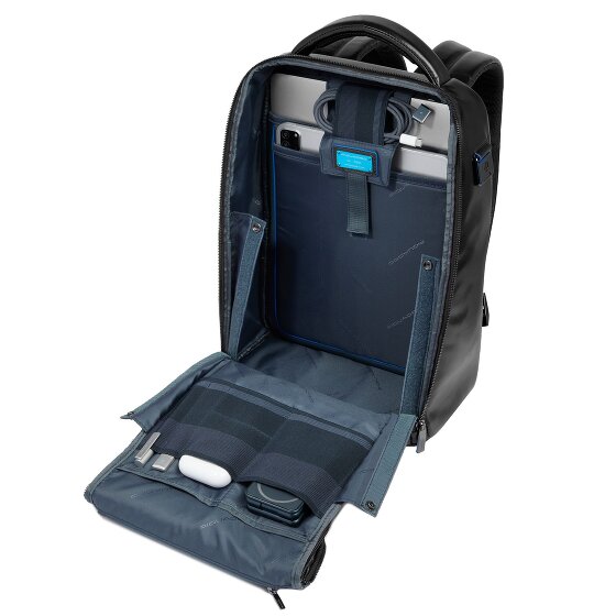 Piquadro Blue Square Dagrugzak Leer 29 cm Laptop compartiment
