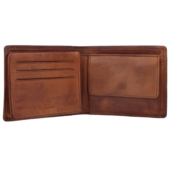 Jack Kinsky Nelson Portemonnee RFID Leer 13 cm
