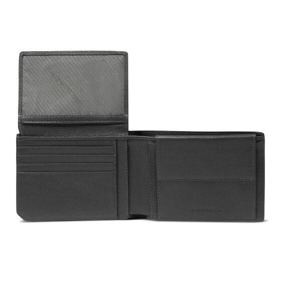 Piquadro Russel Portemonnee RFID-bescherming Leer 13 cm