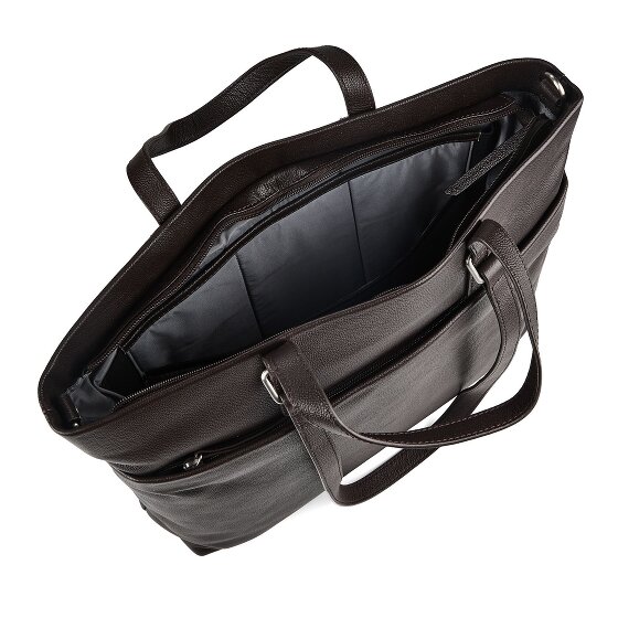 Jost Lysa Business Shopper van leer, 36 cm, laptopvak