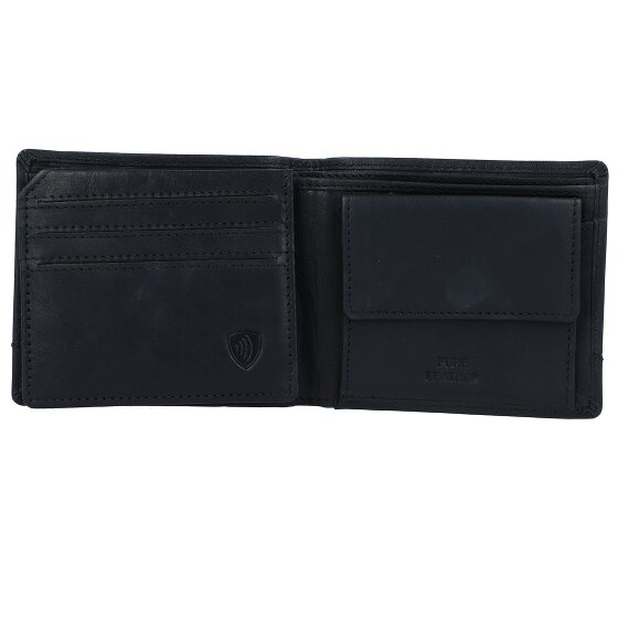 Spikes & Sparrow Portemonnee RFID Leer 11 cm