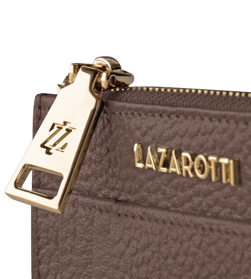 Lazarotti Bologna Leren sleutelhanger Kaarthouder leer 11,5 cm met air tag compartiment