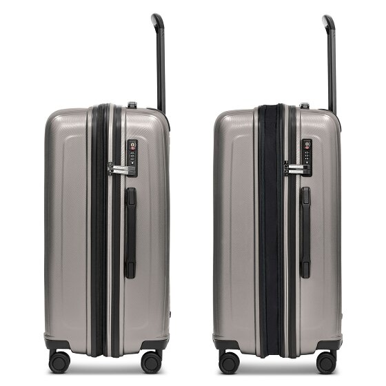 Redolz Essentials 14 4 wielen Trolley M 65 cm met uitbreidingsplooi