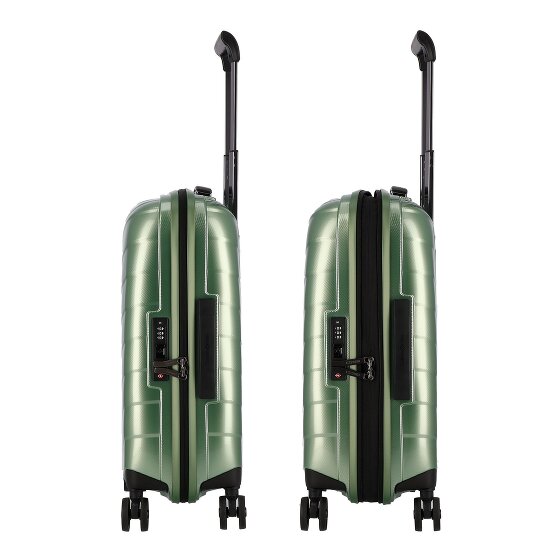 Samsonite Attrix 4 wielen Cabinewagen 55 cm met uitbreidingsplooi
