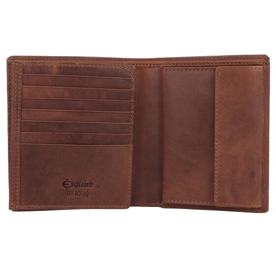 Esquire Dallas Portemonnee RFID-bescherming Leer 12 cm