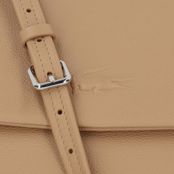 Lacoste City Court Schoudertas Leer 22 cm
