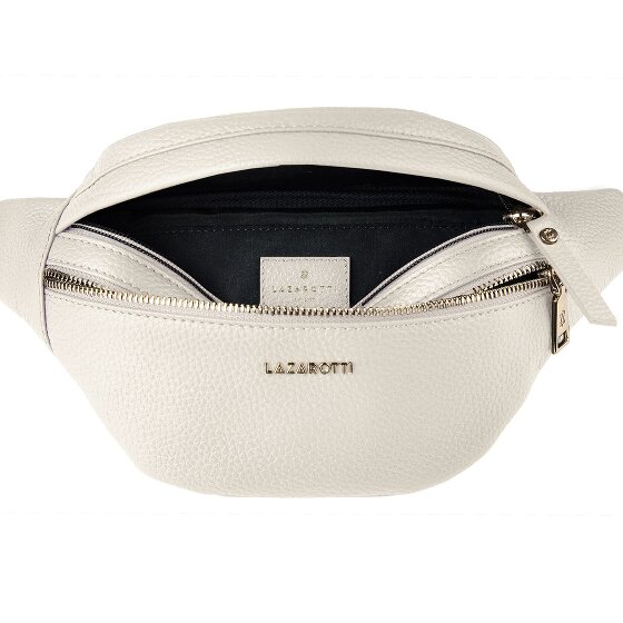 Lazarotti Bologna leer Fanny pack met dubbele rits, crossbody, leer, 25 cm
