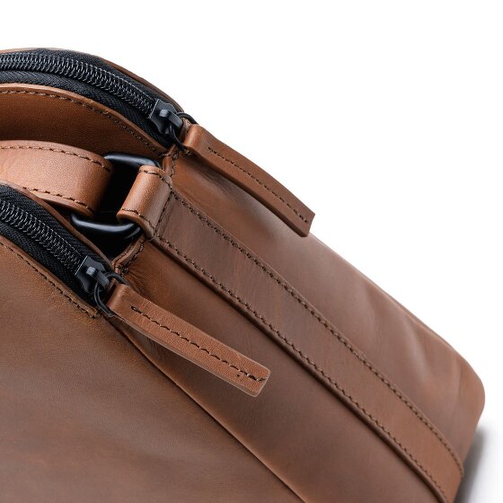 Farmhood Nashville XL schoudertas 2 vakken leer 29 cm