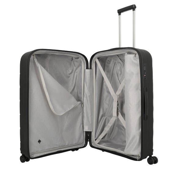 Travelite Burano 4 wielen Kofferset 3-delig met uitbreidingsplooi