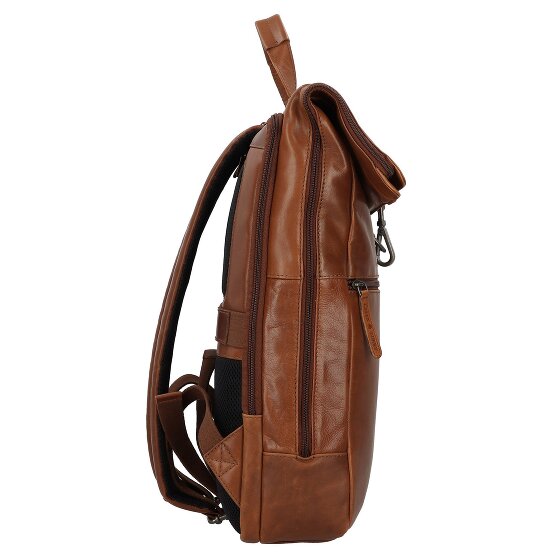 Greenburry Vintage Dagrugzak Leder 43 cm Laptopvak