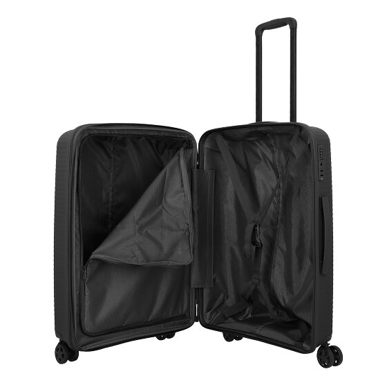 Travelite Air Stripe 4 wielen Kofferset 3-delig met uitbreidingsplooi
