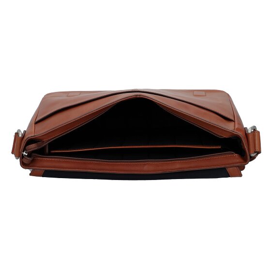 Leonhard Heyden Cambridge Messenger Leder 38 cm Laptopcompartiment