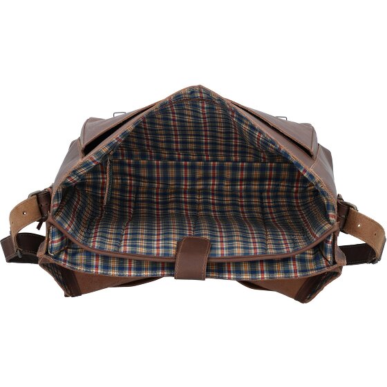 aunts & uncles The Workmates Big Fella Briefcase Leer 39 cm Laptopcompartiment