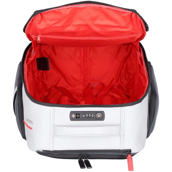Piquadro Urban 2-Wiel Leren Rugzak Trolley 54 cm Laptopcompartiment