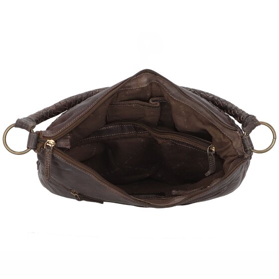 Greenland Nature Femi & Nine Leren Schoudertas 39 cm