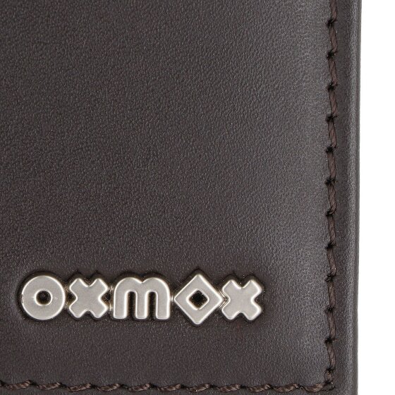oxmox Leather Portemonnee RFID-bescherming Leder 11 cm