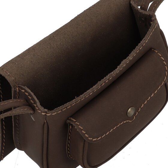 Mika Bonny schoudertas leer 23 cm