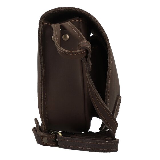 Mika Bonny schoudertas leer 23 cm