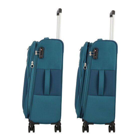 American Tourister Deep Dive 4 wielen Kofferset 3-delig met uitbreidingsplooi