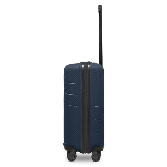 Redolz Essentials 17 4-wiel cabine trolley 55 cm soft-pocket laptop compartiment