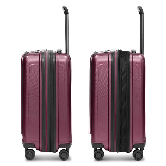 Redolz Essentials 14 4 wielen Cabinewagen S 55 cm Laptop compartiment met uitbreidingsplooi