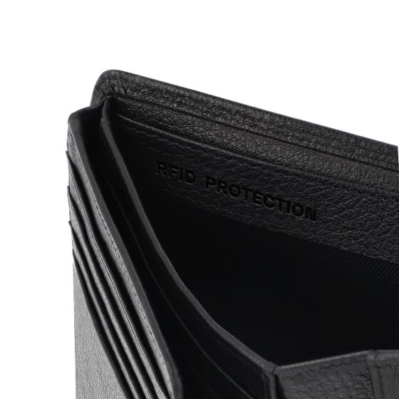 Redolz Leather Essentials QF portemonnee RFID leer 12 cm uitklapbaar