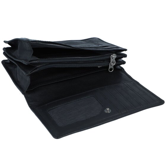 Spikes & Sparrow Portemonnee RFID Leer 17 cm