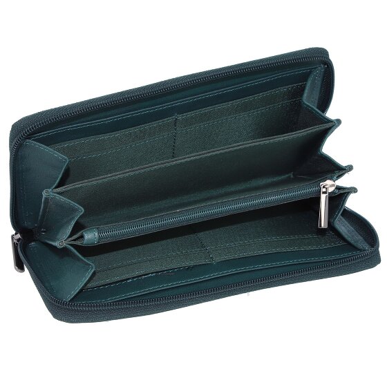 mano Donna Giulia Portemonnee Leer 20 cm