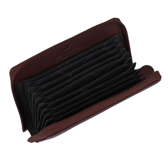 Braun Büffel Arezzo Kredietkaart etui RFID-bescherming Leer 11.5 cm