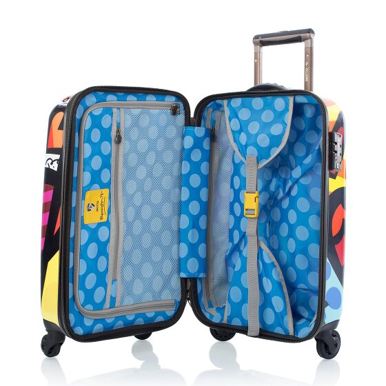 Heys Britto 4 wielen Cabinewagen S 53 cm met uitbreidingsplooi