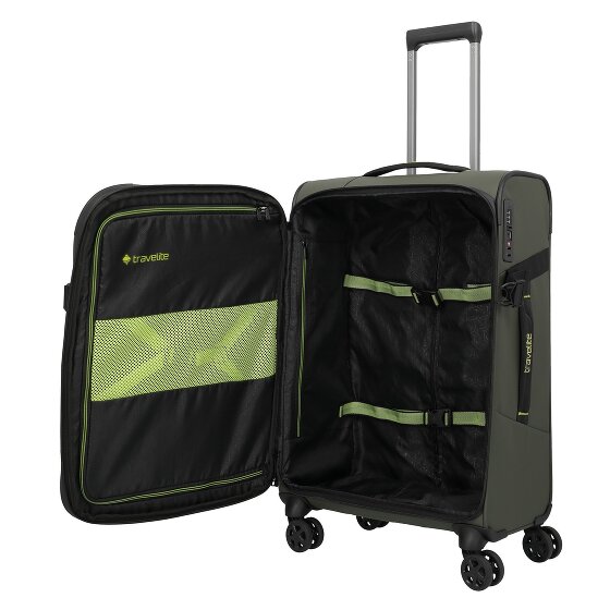 Travelite Briize 4 wielen Kofferset 3-delig met uitbreidingsplooi