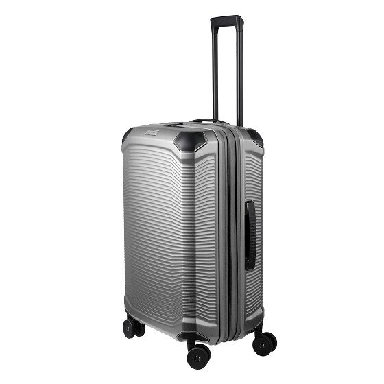 Travelite Millennium 4 wielen Trolley 67 cm met uitbreidingsplooi