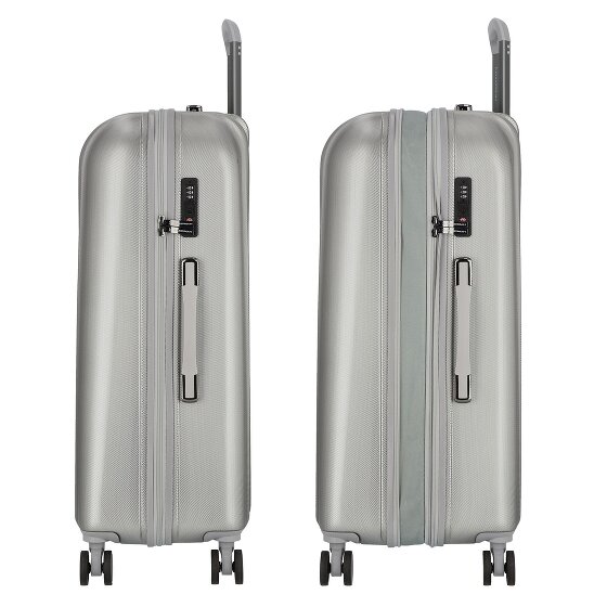 Polestream Moonrock 4 wielen Trolley 78 cm met uitbreidingsplooi