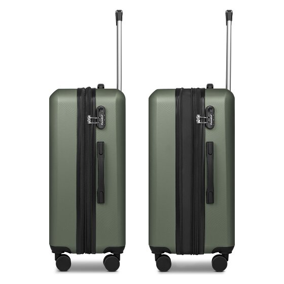 Check.In Paradise 2.0 4 wielen Trolley M 68 cm met uitbreidingsplooi
