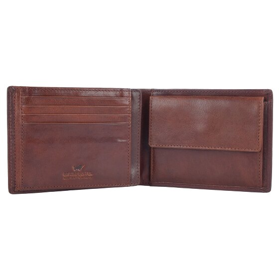 Braun Büffel Arezzo Portemonnee RFID Leer 12,5 cm