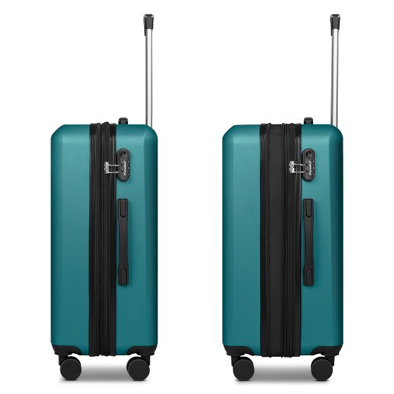 Check.In Paradise 2.0 4 wielen Trolley M 68 cm met uitbreidingsplooi