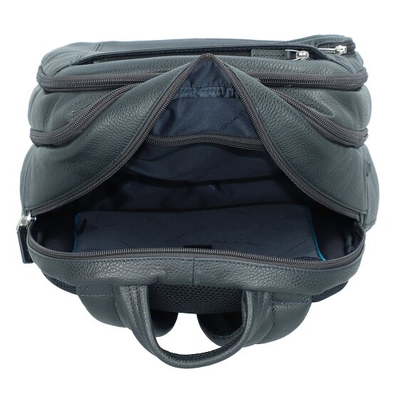 Piquadro Vibe Rugzak Leer 43 cm Laptopvak