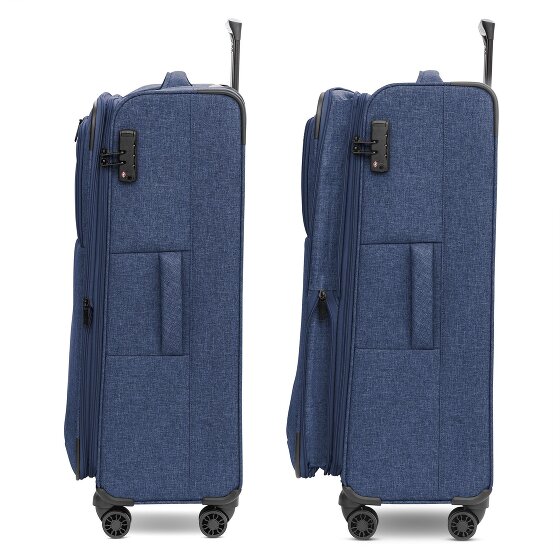 Redolz Essentials 12 LARGE 4 wielen Trolley 79 cm met uitbreidingsplooi