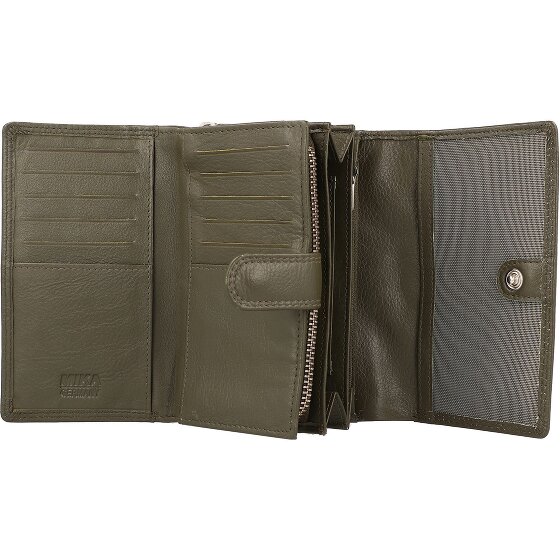 Mika Leren portemonnee 15 cm