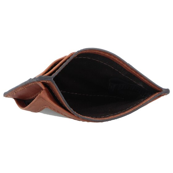 Fossil Everett creditcard etui leer 10 cm