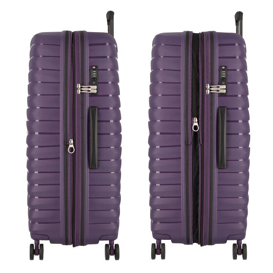 Jump Xwave 4 wielen Trolley 76 cm met uitbreidingsplooi