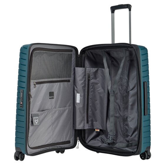 Stratic Novium 4 wielen Trolley M 65 cm met uitbreidingsplooi