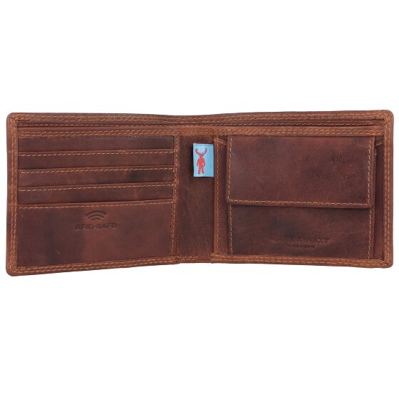 Jack Kinsky Monterey 108 Portemonnee RFID-bescherming Leer 11.5 cm