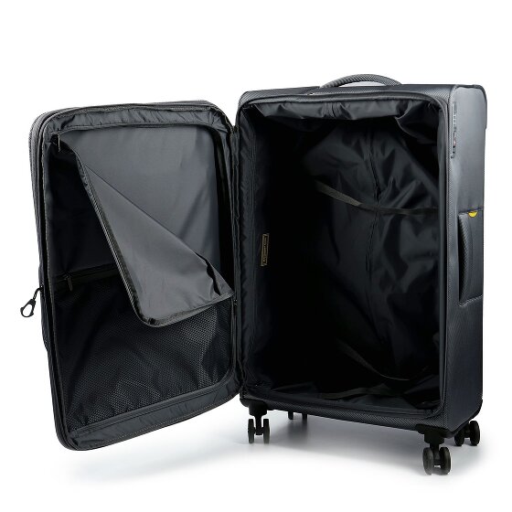 Mandarina Duck Zephyr 4 wielen Trolley L 78 cm met uitbreidingsplooi