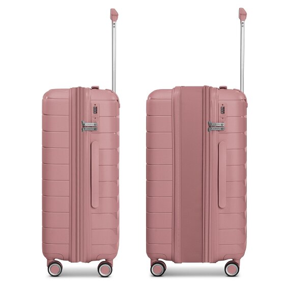 Franky London 4 wielen Trolley M 65 cm met uitbreidingsplooi